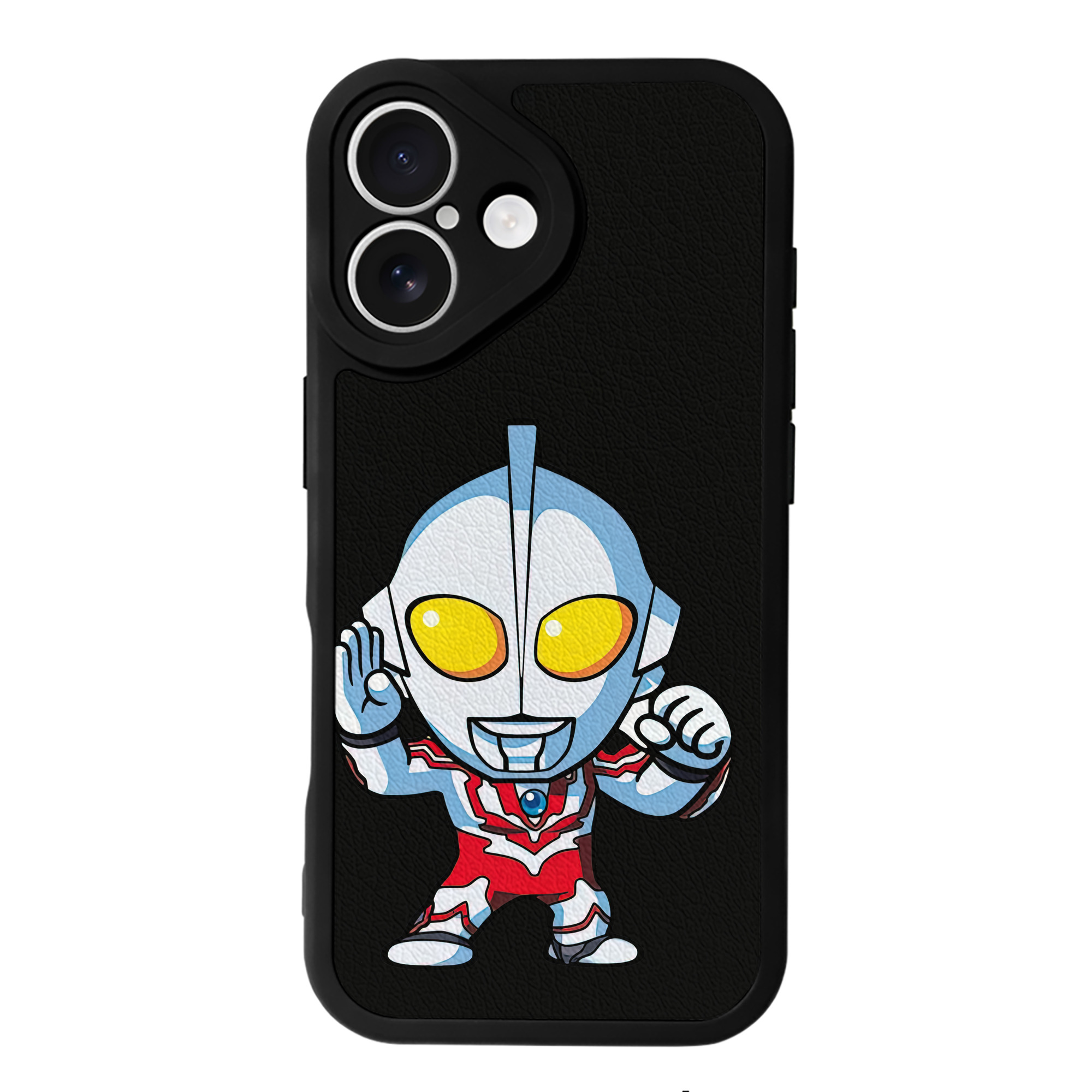 （画像用） ウルトラマン Ultraman 【iPhone 16シリーズ対応】シリコンスマホケース（レザー調） 材質：シリコン